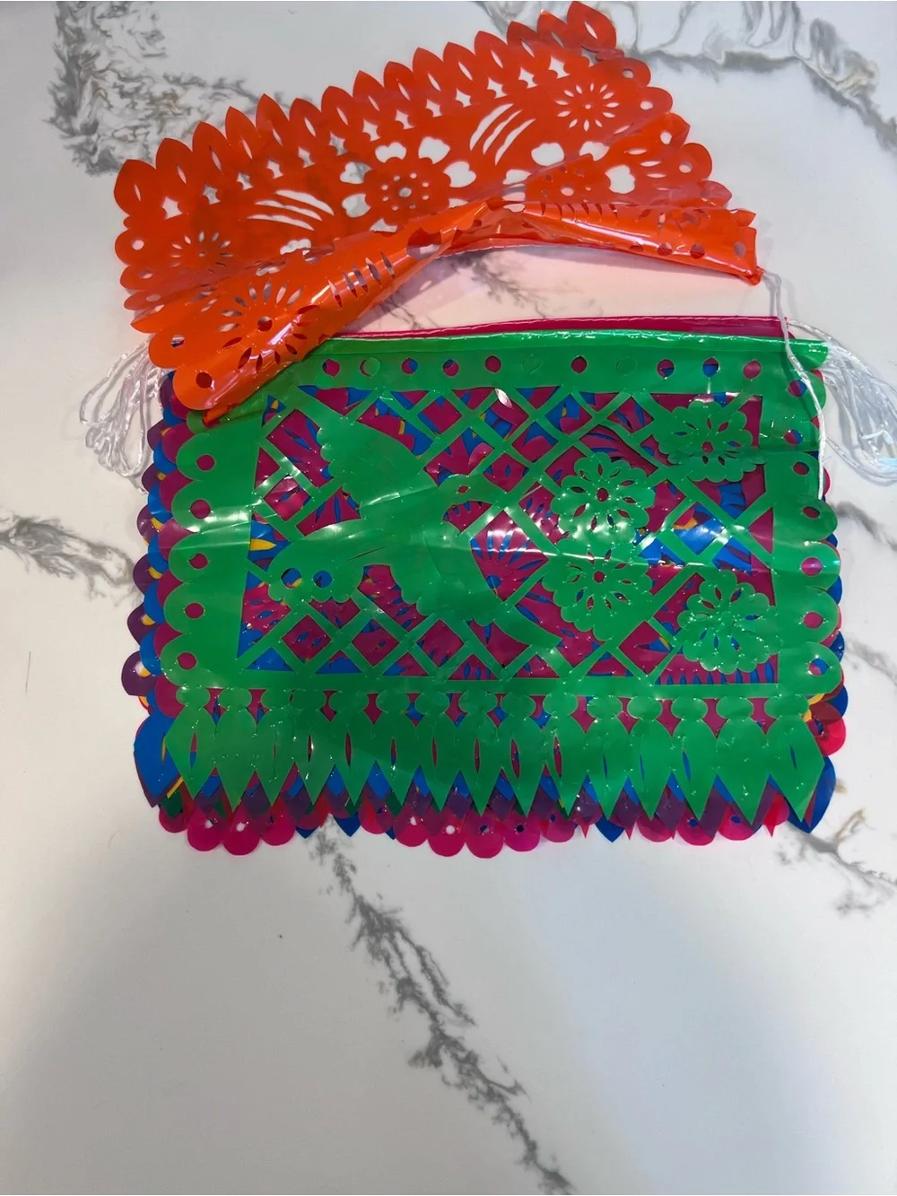 6 Pack Fiesta Banner Each 10 Plastic Papel Picado 5 De Mayo Party Decorations